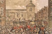 Thomas Pakenham Thomas Street,Dubli the Scene of Rober Emmet-s execution in 1803 France oil painting reproduction